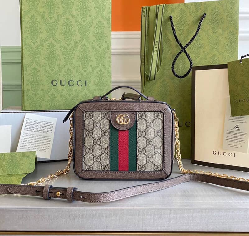 Gucci GG Supreme Ophidia Mini Camera Bag Replica 602576 - DEEPREPS