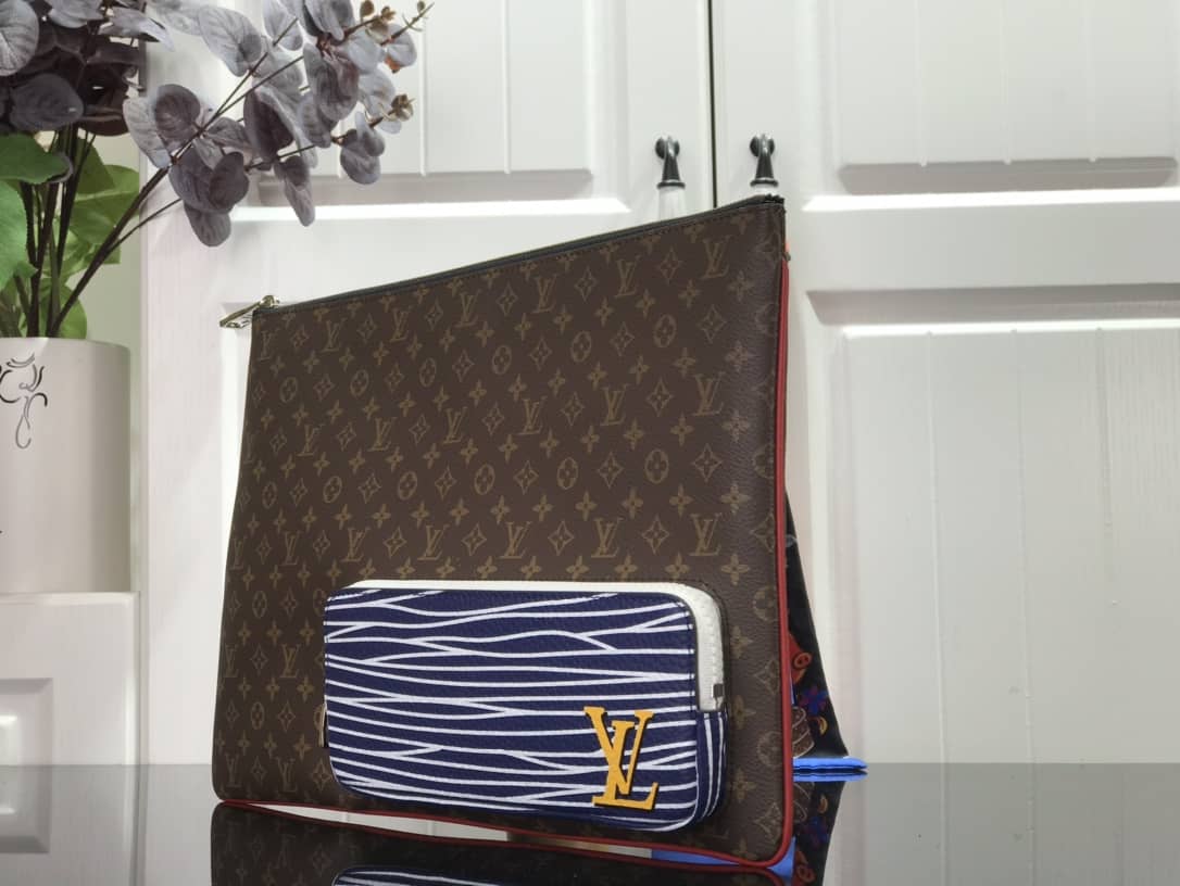 Louis Vuitton Canvas Monogram Pochette A4 Replica Clutch M69690 - DEEPREPS