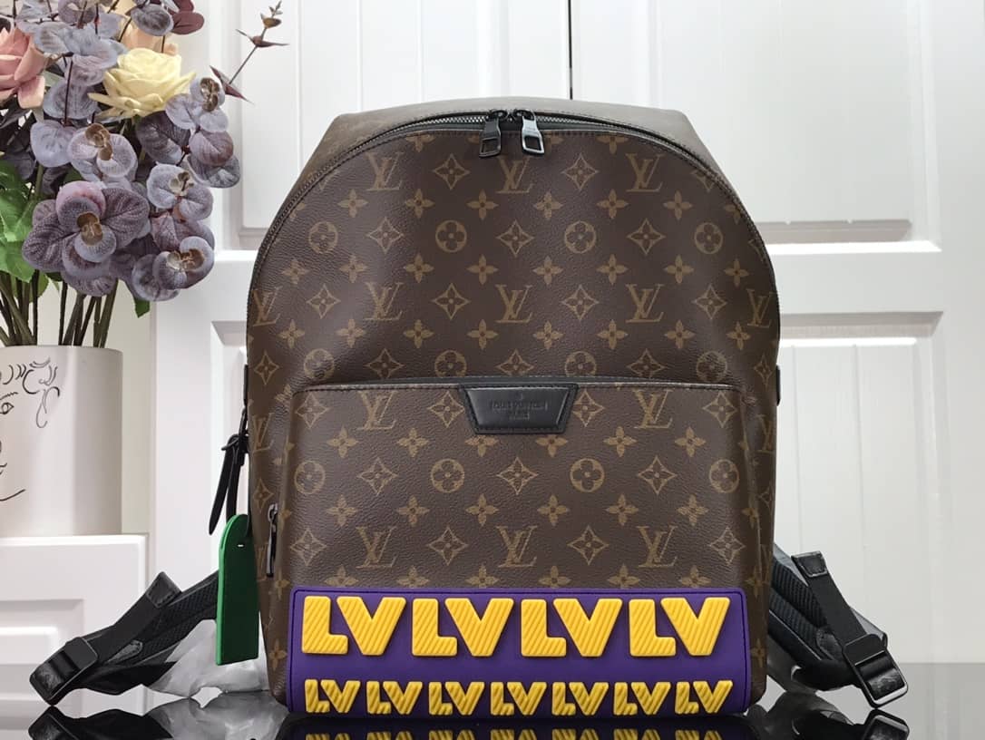 Louis Vuitton Monogram Yellow Logo Discovery Replica Backpack M57965 - DEEPREPS