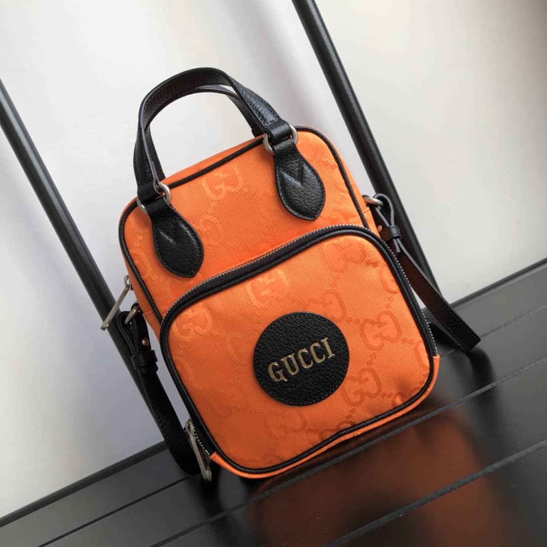 Gucci Off The Grid Crossbody Bag Replica Orange 625850 - DEEPREPS