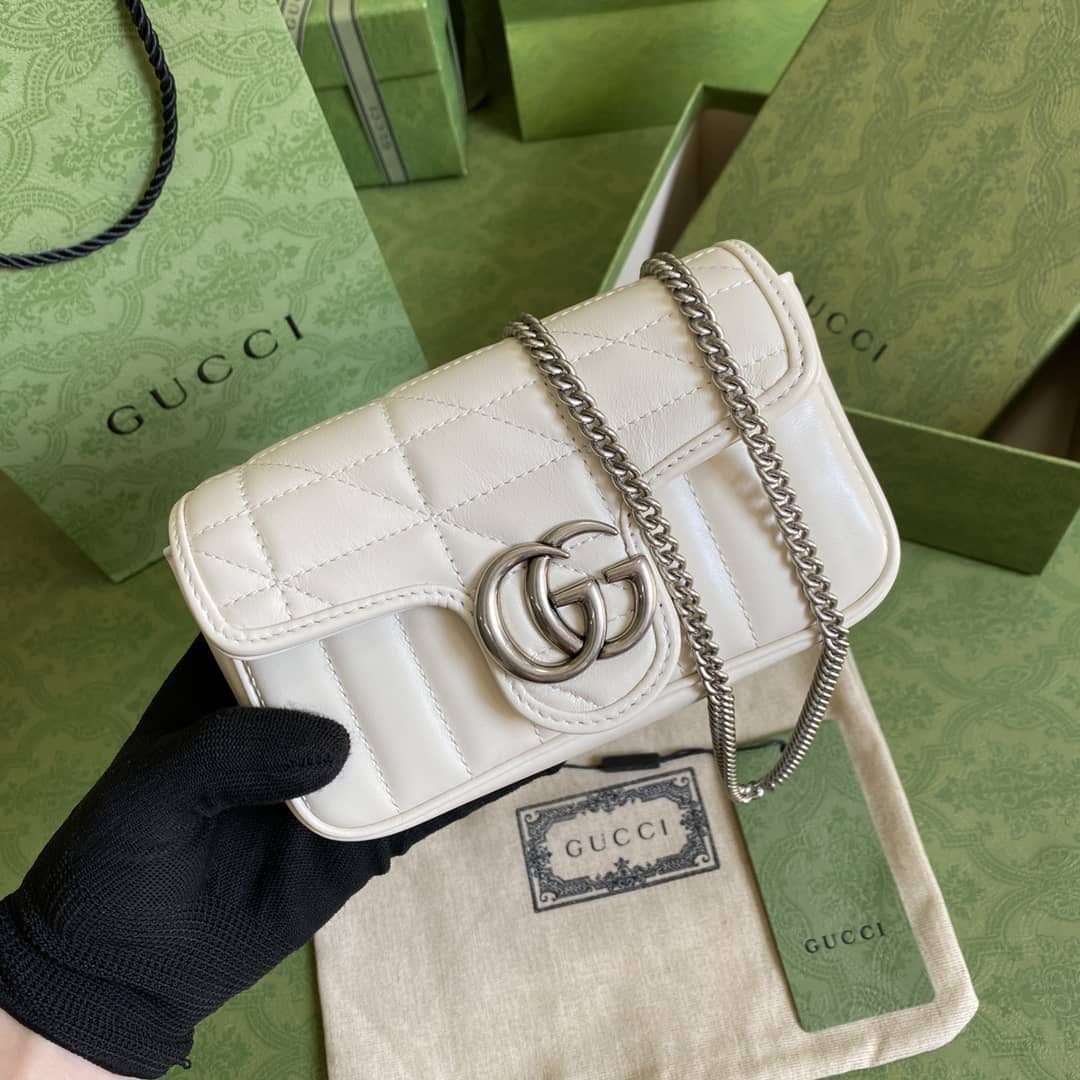 Gucci GG Marmont Matelassé Mini Crossbody Bag Replica 476433 - DEEPREPS