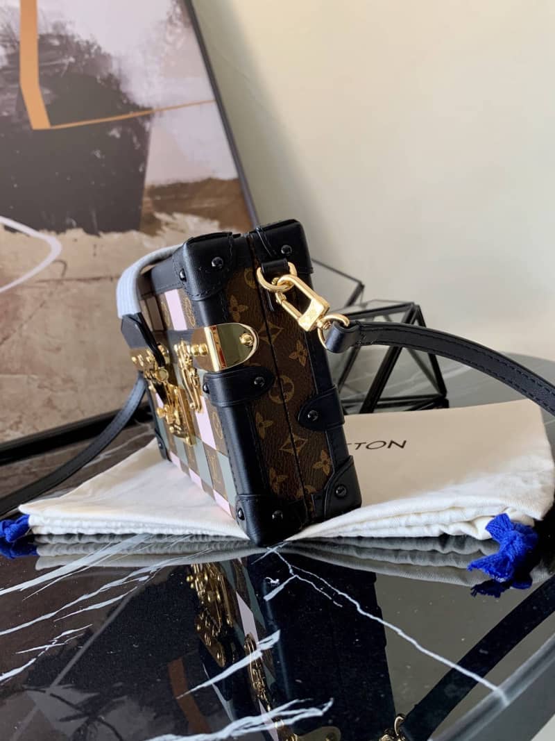 Louis Vuitton Peptite Malle 2 Tone Replica Trunk M55520 - DEEPREPS