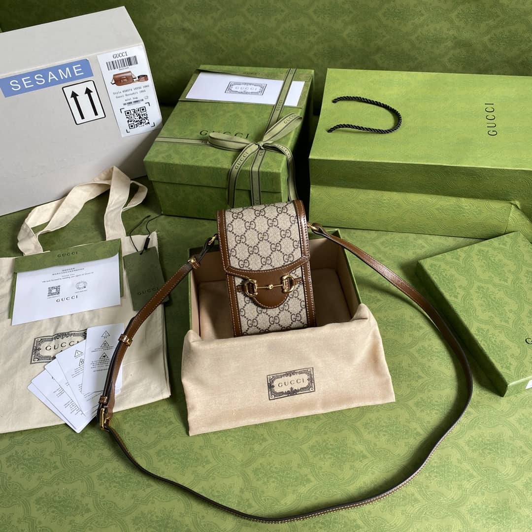 Gucci 1955 Horsebit Mini Phone Bag Replica 625615 - DEEPREPS