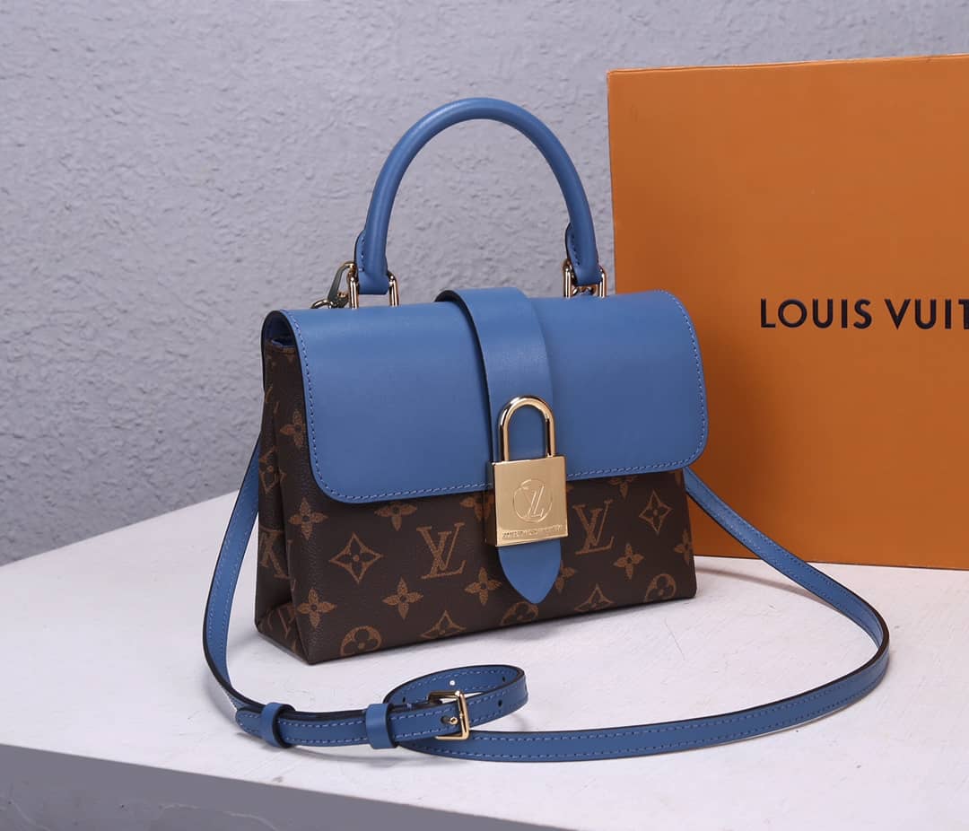 Louis Vuitton Locky BB 2way Replica Shoulder Bag Blue M44141 - DEEPREPS