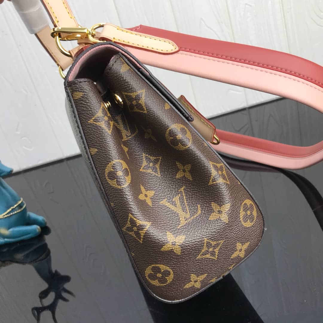 Louis Vuitton Cluny BB Monogram Canvas Shoulder Bag Replica Pink M42738 - DEEPREPS