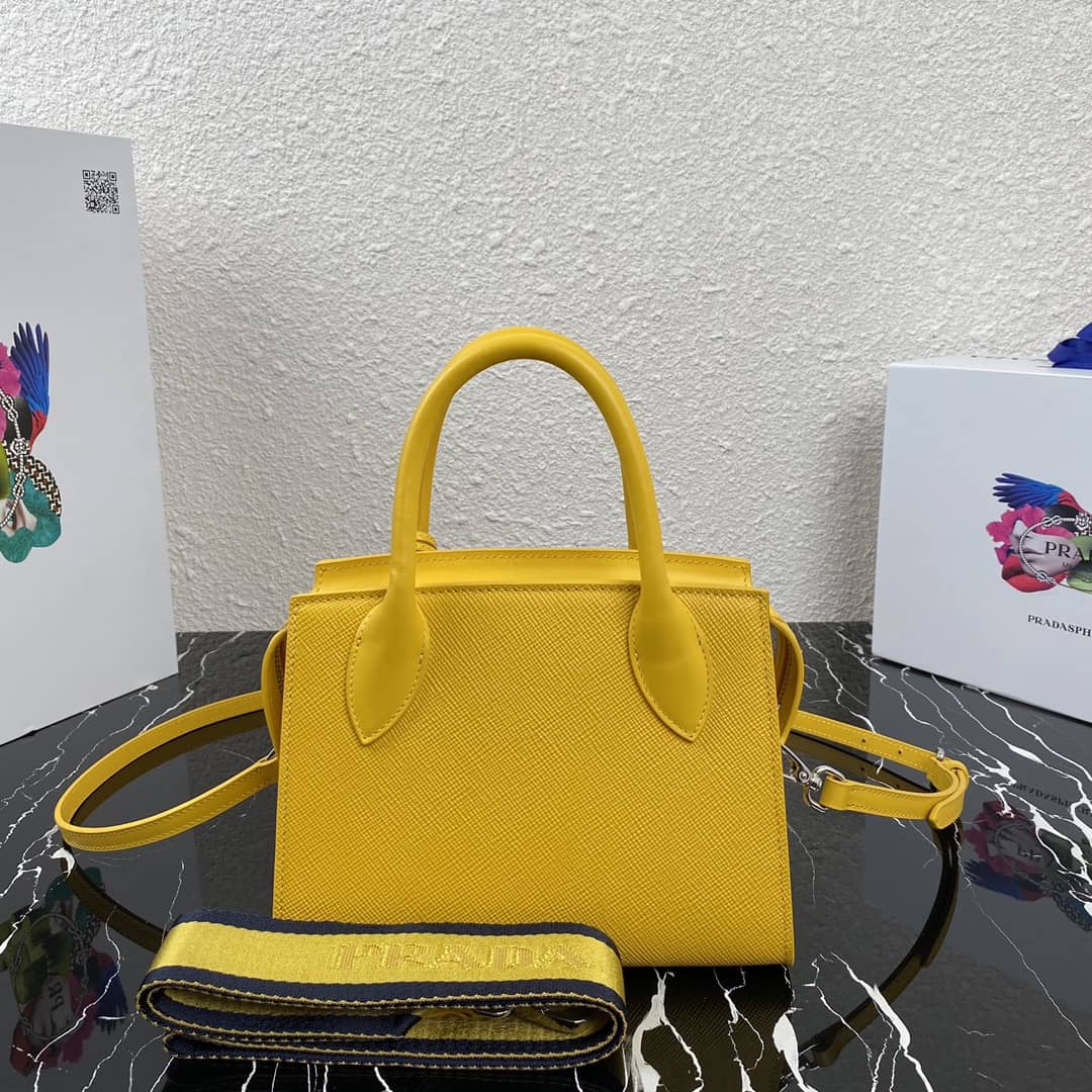 Prada Saffiano Leather Monochrome Replica Bag - DEEPREPS