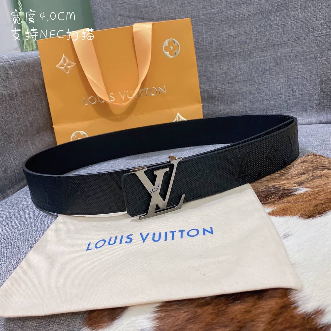 Knockoff Louis Vuitton Logo Belt 40mm - DEEPREPS