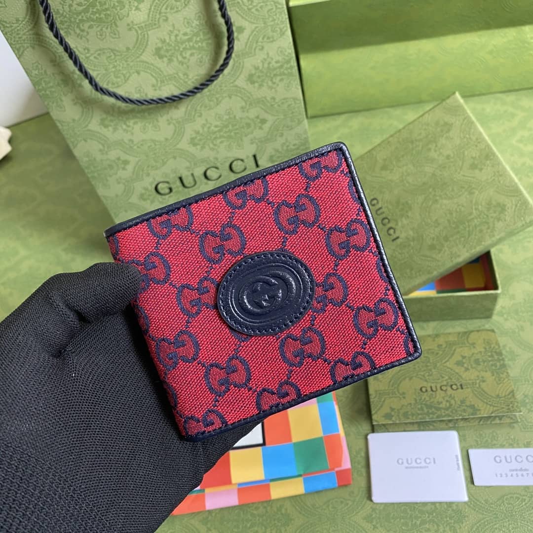 Gucci Multicolor Billfold Wallet Replica 661098 - DEEPREPS