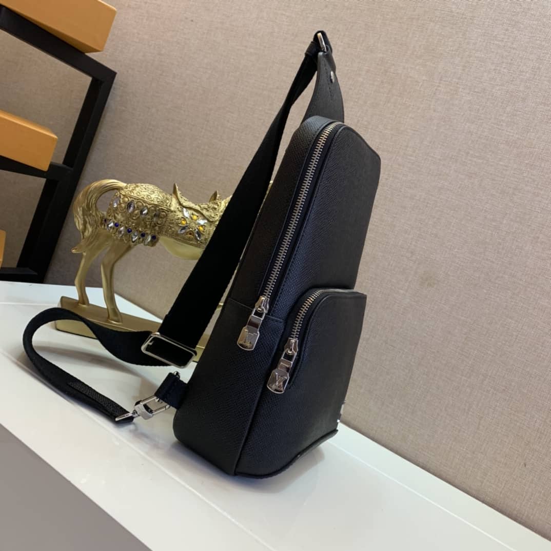 LV Avenue Taiga Leather Replica Sling Bag M30443 - DEEPREPS