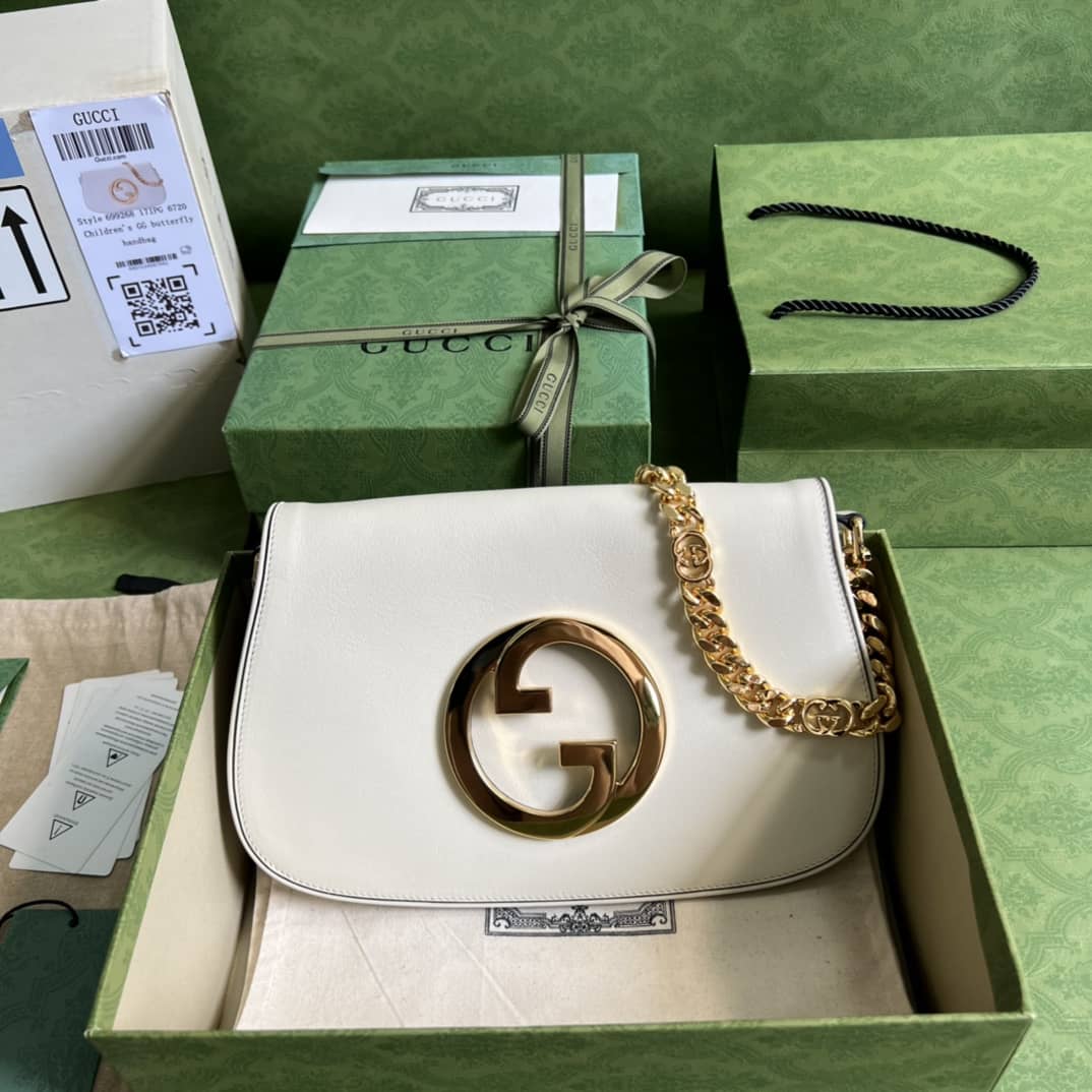 Gucci Blondie White 699268 Replica Shoulder Bag - DEEPREPS
