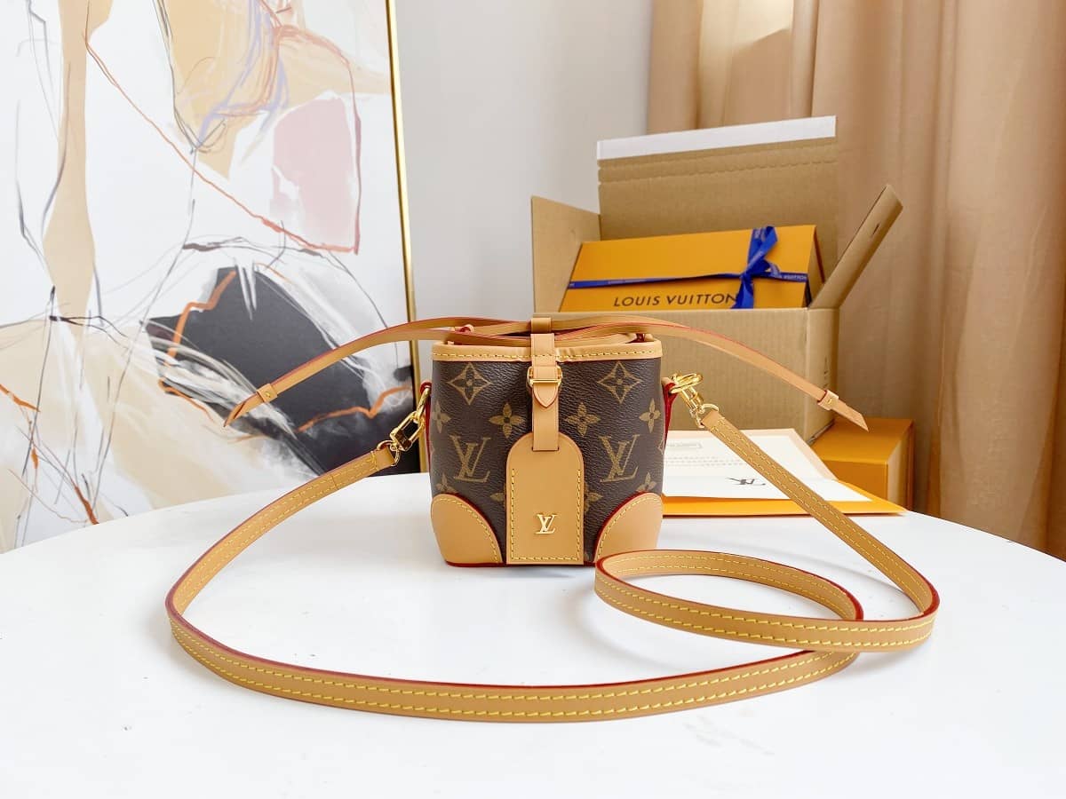 Louis Vuitton Monogram Coated Canvas Replica Crossbody Bag Brown M57099 - DEEPREPS