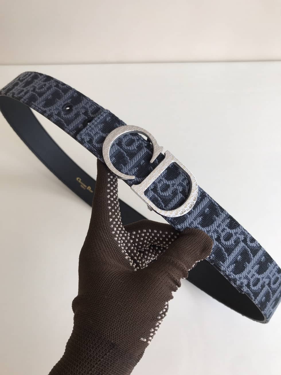 Fake Dior Logo Belt 35mm - DEEPREPS