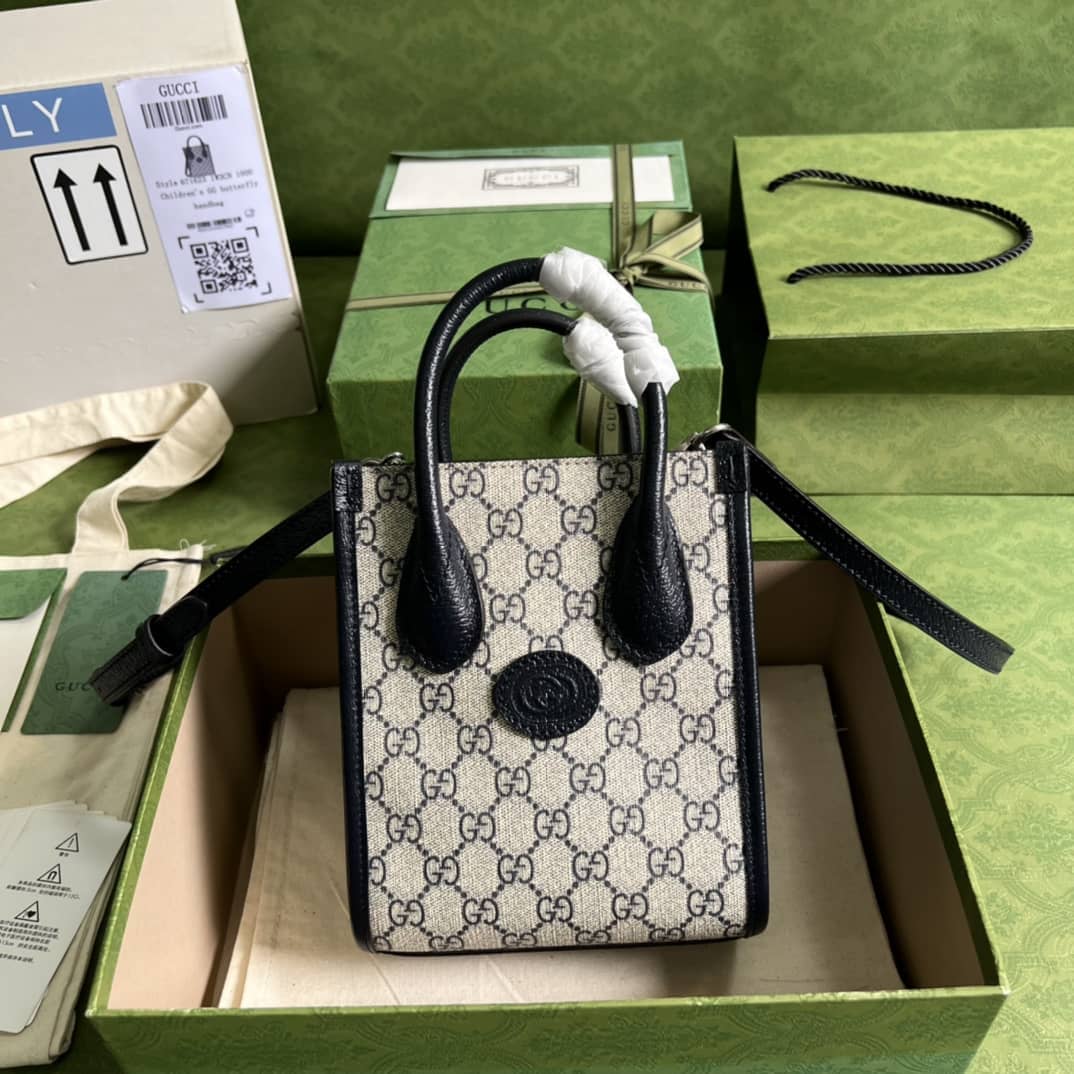 Gucci Mini Tote With Interlocking 671623 Replica Bag - DEEPREPS