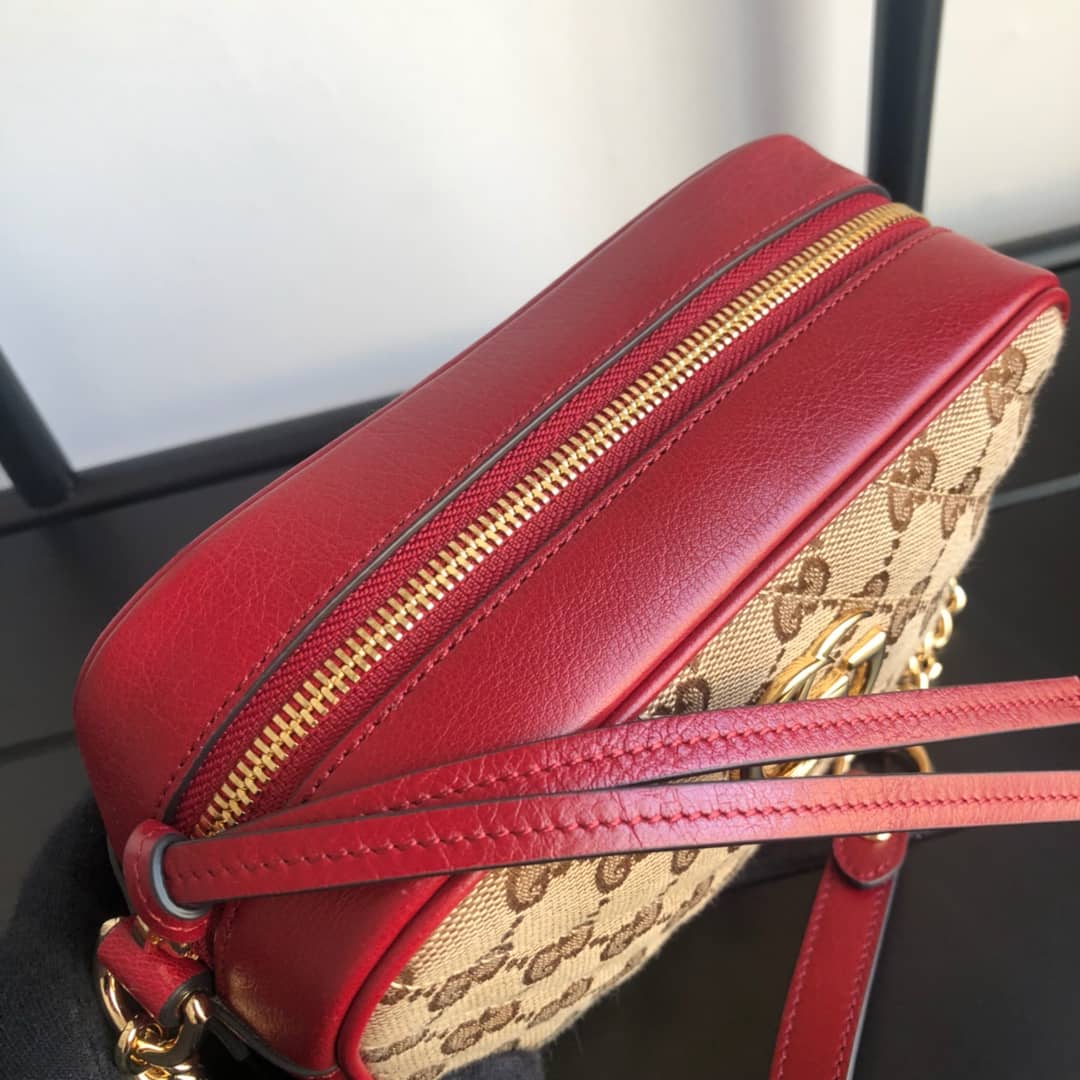 Gucci GG Marmont Matelassé Mini Bag Replica Brown 448065 - DEEPREPS