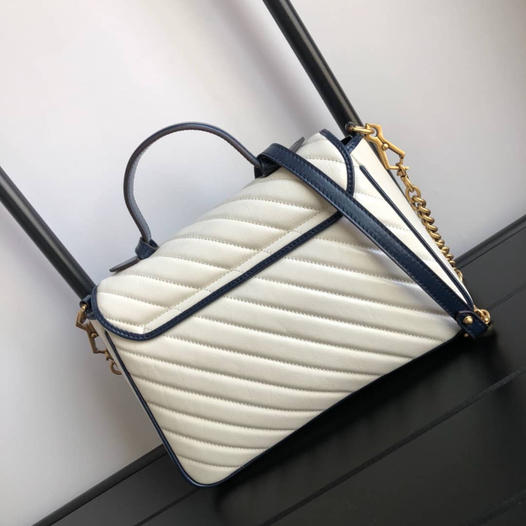 Gucci Marmont Dupe GG Marmont Replica Bag White 498100 - DEEPREPS