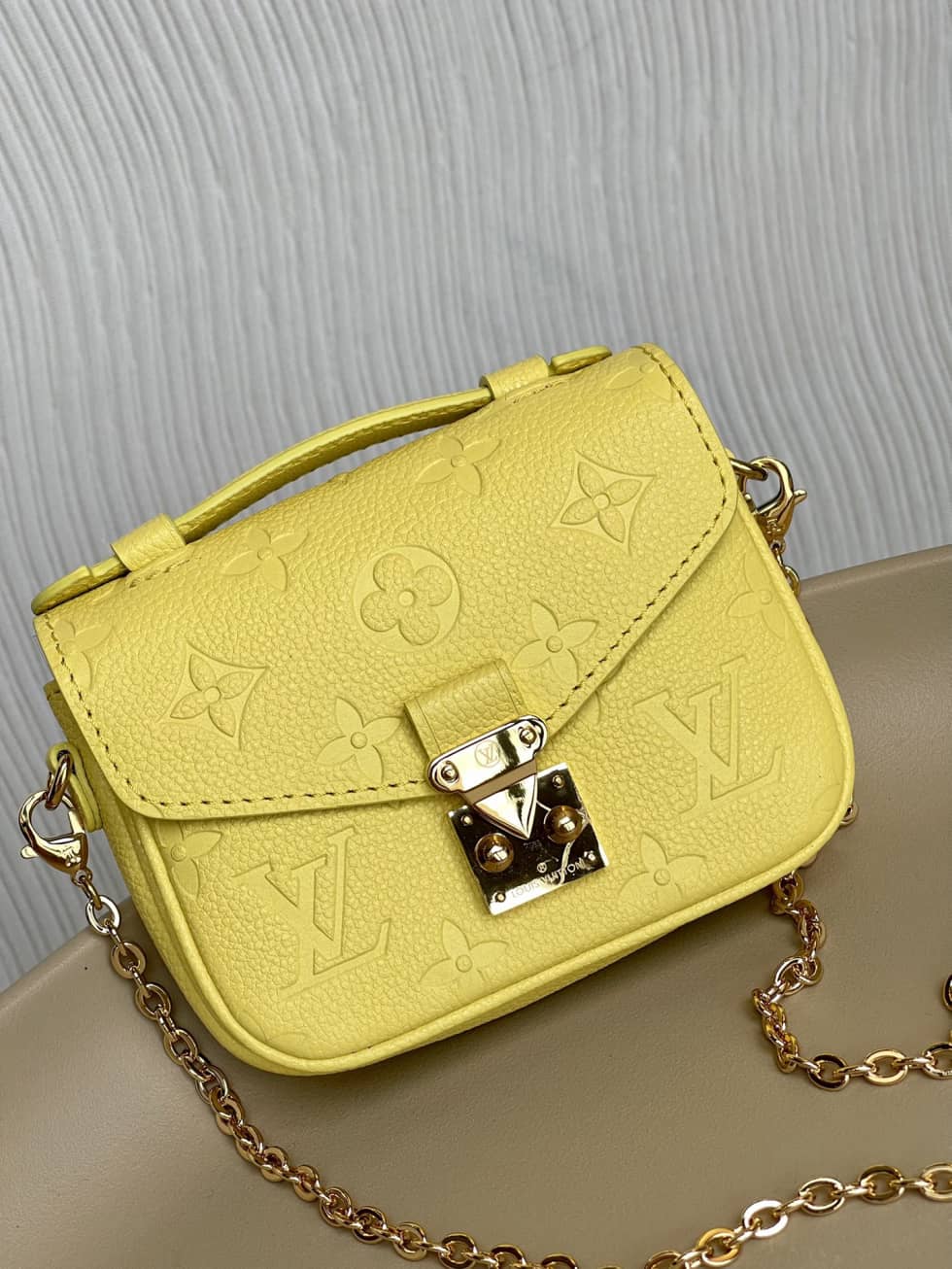 Louis Vuitton Micro Mtis Monogram Empreinte Yellow M81407 Replica Crossbody Bag - DEEPREPS