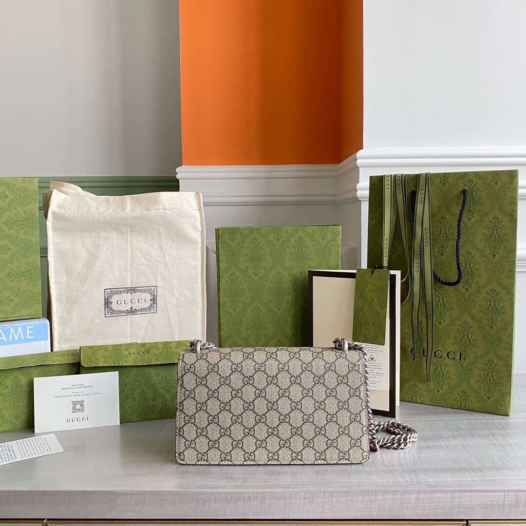 Gucci GG Dionysus Small Shoulder Bag Replica Red 499623 - DEEPREPS