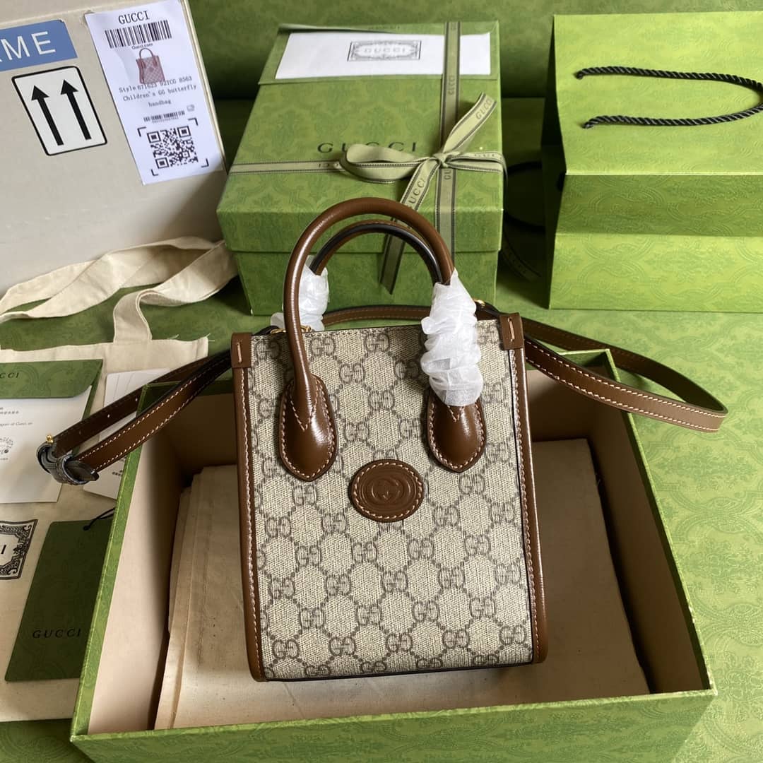 Gucci Interlocking G Mini Tote Replica 671623 - DEEPREPS