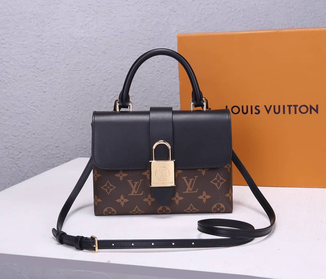 Louis Vuitton Locky BB 2way Replica Shoulder Bag Black M44141 - DEEPREPS