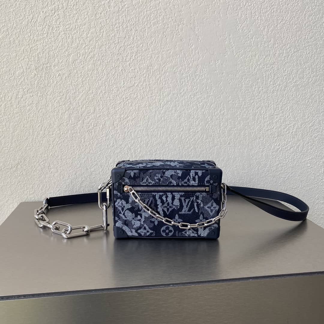 Louis Vuitton Mini Soft Trunk Monogram Tapestry Canvas Replica Bag M80033 - DEEPREPS