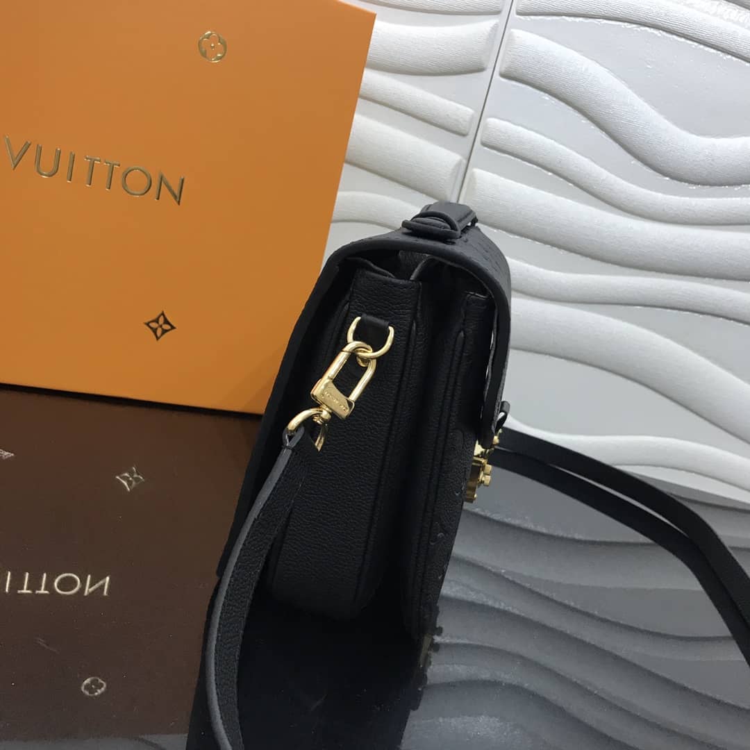 Louis Vuitton Replica Pochette Metis Empreinte Black M41487 - DEEPREPS
