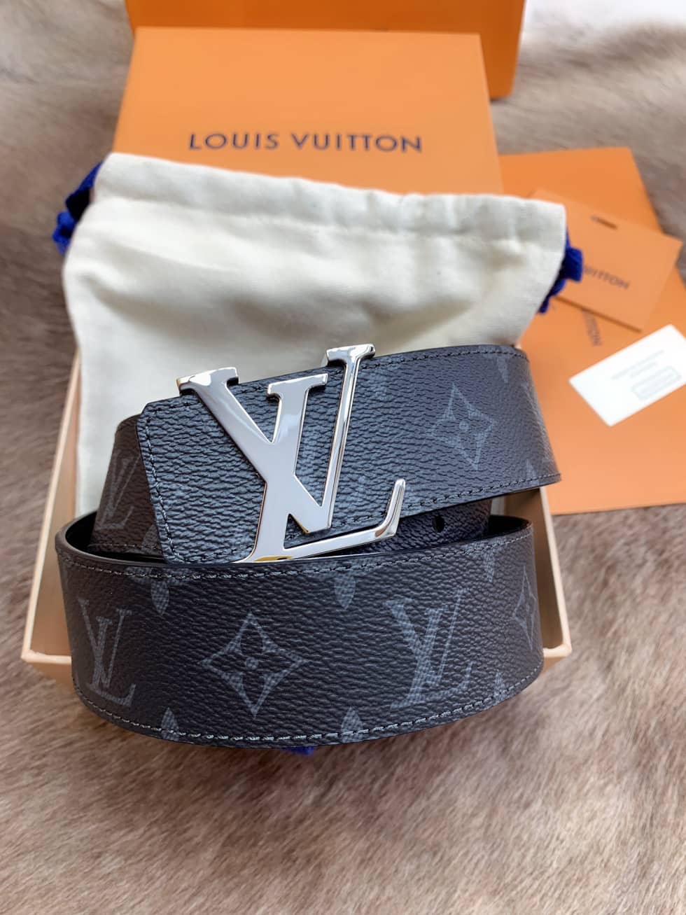 Replica Louis Vuitton Belt Logo 40mm - DEEPREPS