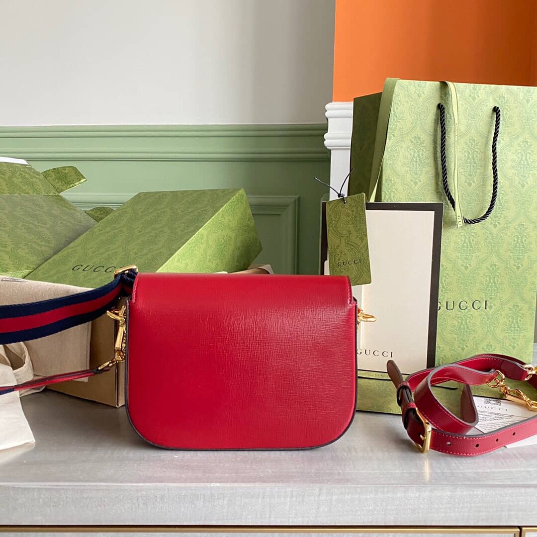 Gucci Horsebit 1955 Mini Bag Replica Red 658574 - DEEPREPS