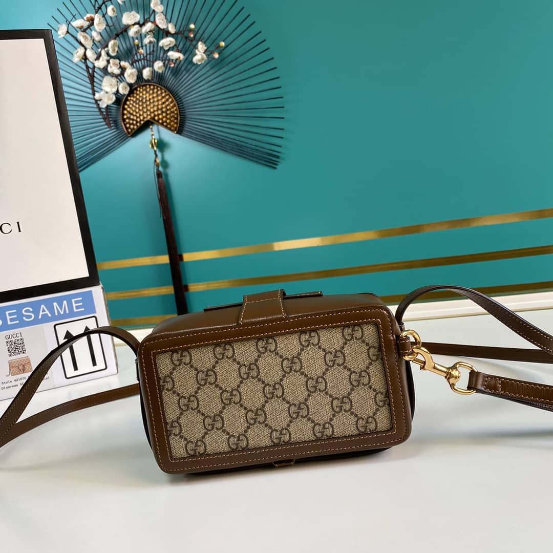 Gucci GG Mini Bag With Clasp Closure Replica 614368 - DEEPREPS