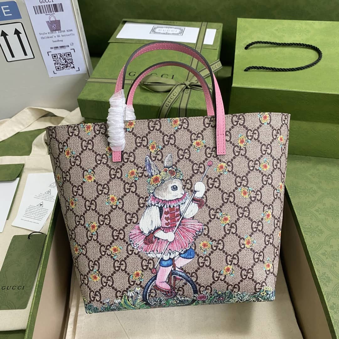 Gucci Children GG Supreme Tote Replica 410812 - DEEPREPS