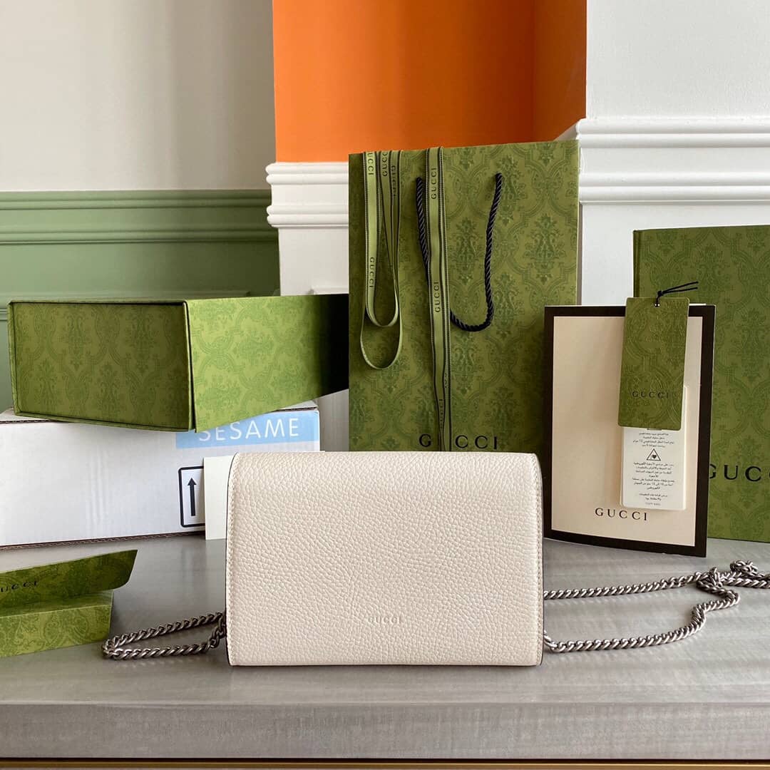 Gucci Dionysus Chain Wallet Shoulder Bag Replica White 401231 - DEEPREPS