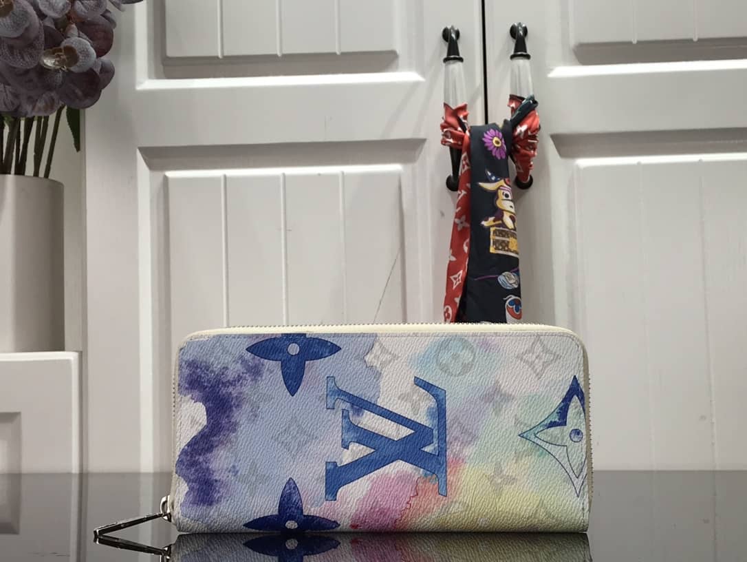 Louis Vuitton Wallet Dupe Zippy Watercolor MonogramM80499 - DEEPREPS