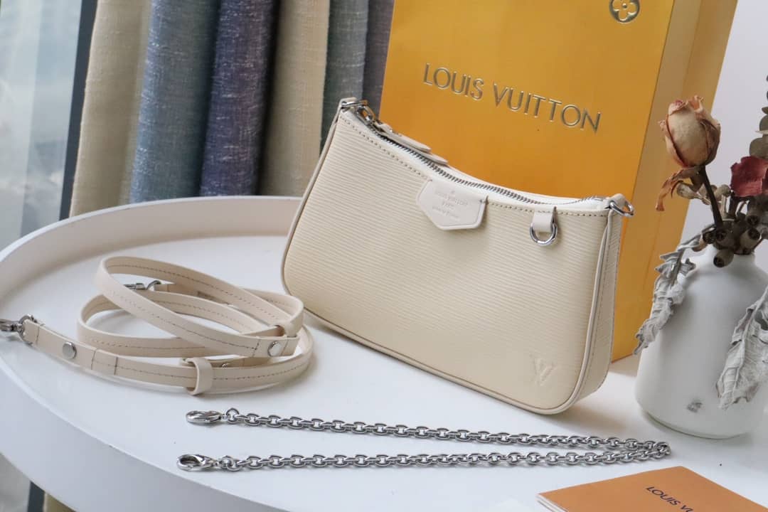 Louis Vuitton Easy pouch 2way Epi Replica Crossboy Bag White M80483 - DEEPREPS