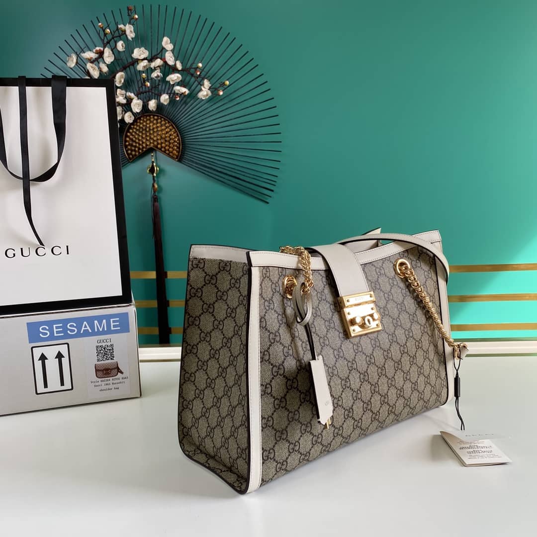 Gucci Padlock GG Supreme Canvas Shoulder Bag Replica 479197 - DEEPREPS
