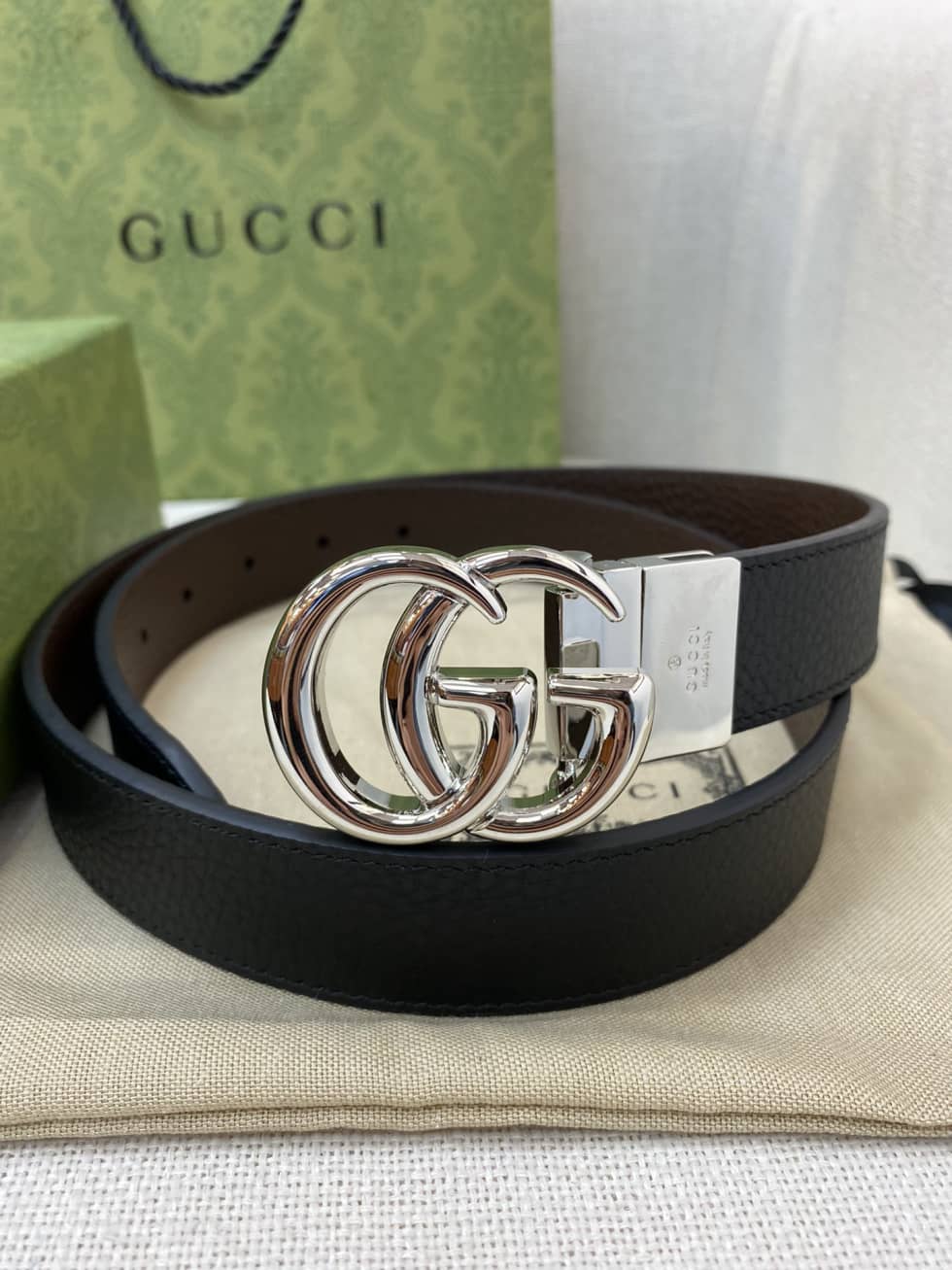 Knockoff Gucci Logo Belt 30mm - DEEPREPS