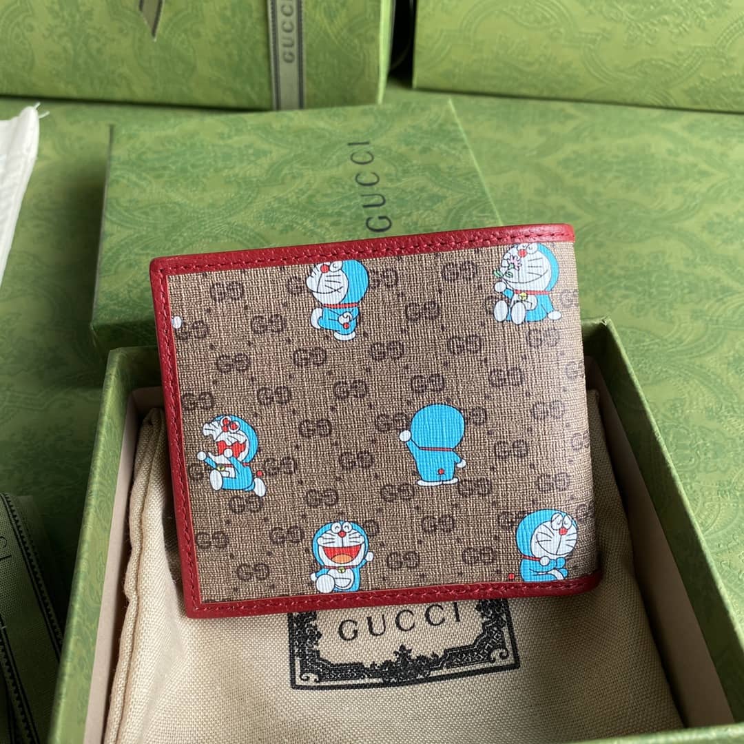 Gucci X Doraemon Bi-Fold Wallet Replica 647802 - DEEPREPS