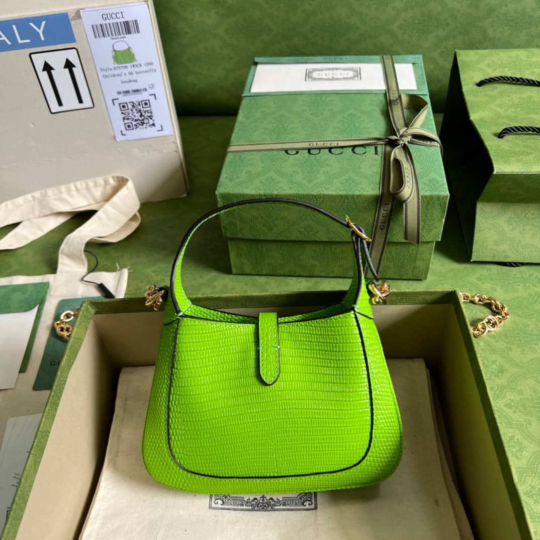 Gucci Jackie 1961 Mini Shoulder Bag Green 675799 Replica - DEEPREPS