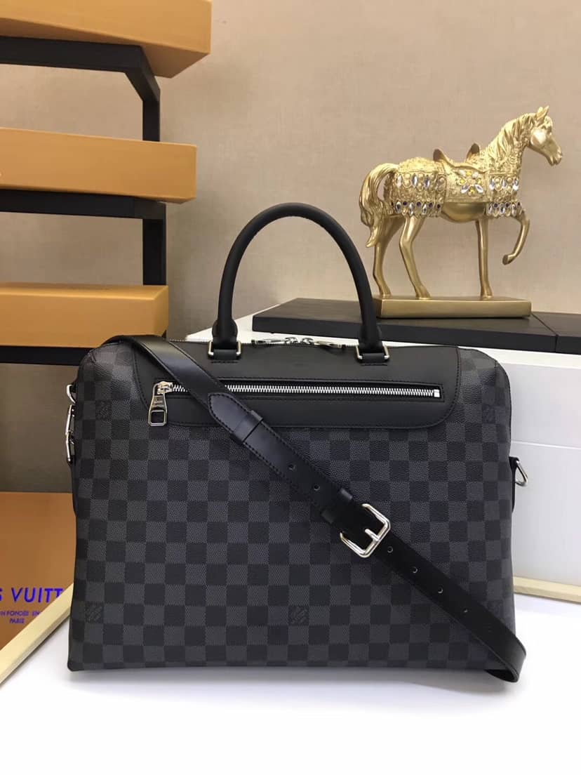 Louis Vuitton Porte-Documents Jour Damier Graphite Canvas Bag Replica N48260 - DEEPREPS
