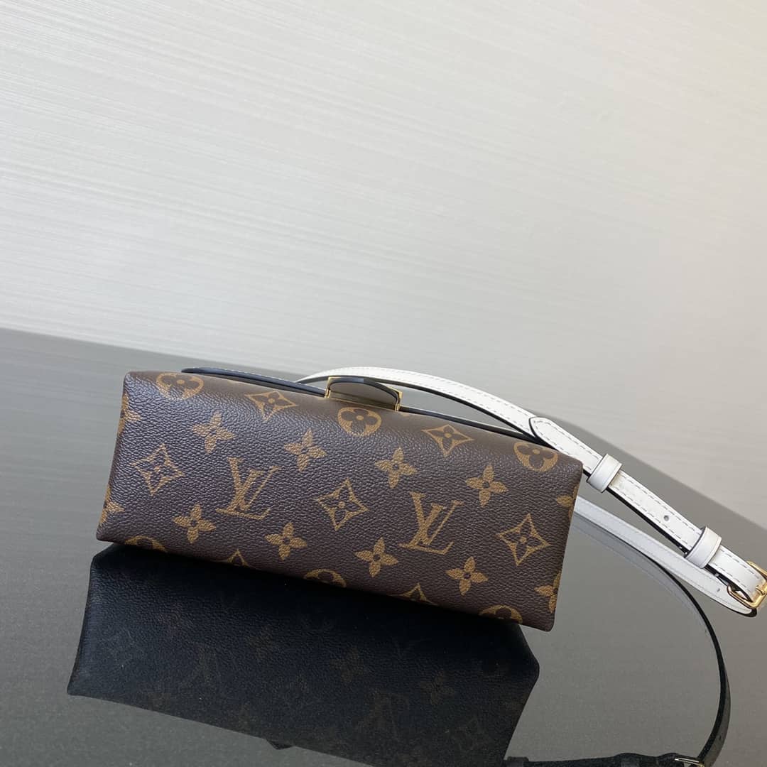 Louis Vuitton Monogram Canvas Locky BB Bag Replica White M44321 - DEEPREPS