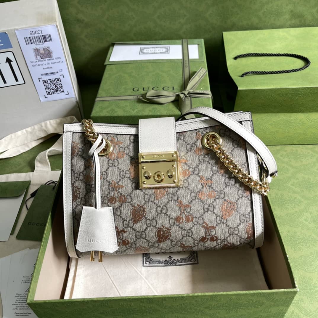 Gucci Padlock Small Berry Tote Replica 498156 - DEEPREPS