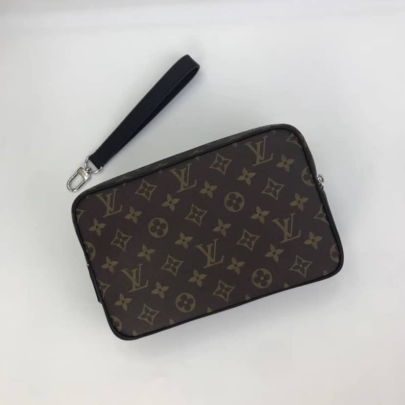 Louis Vuitton Monogram Macassar Pochette Kasai Replica Clutch M42838 - DEEPREPS