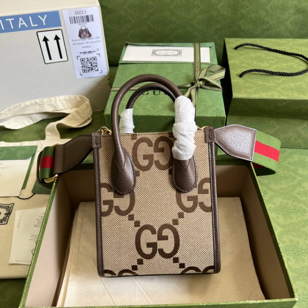 Gucci Jumbo Mini Tote With Interlocking 671623 Replica Bag - DEEPREPS
