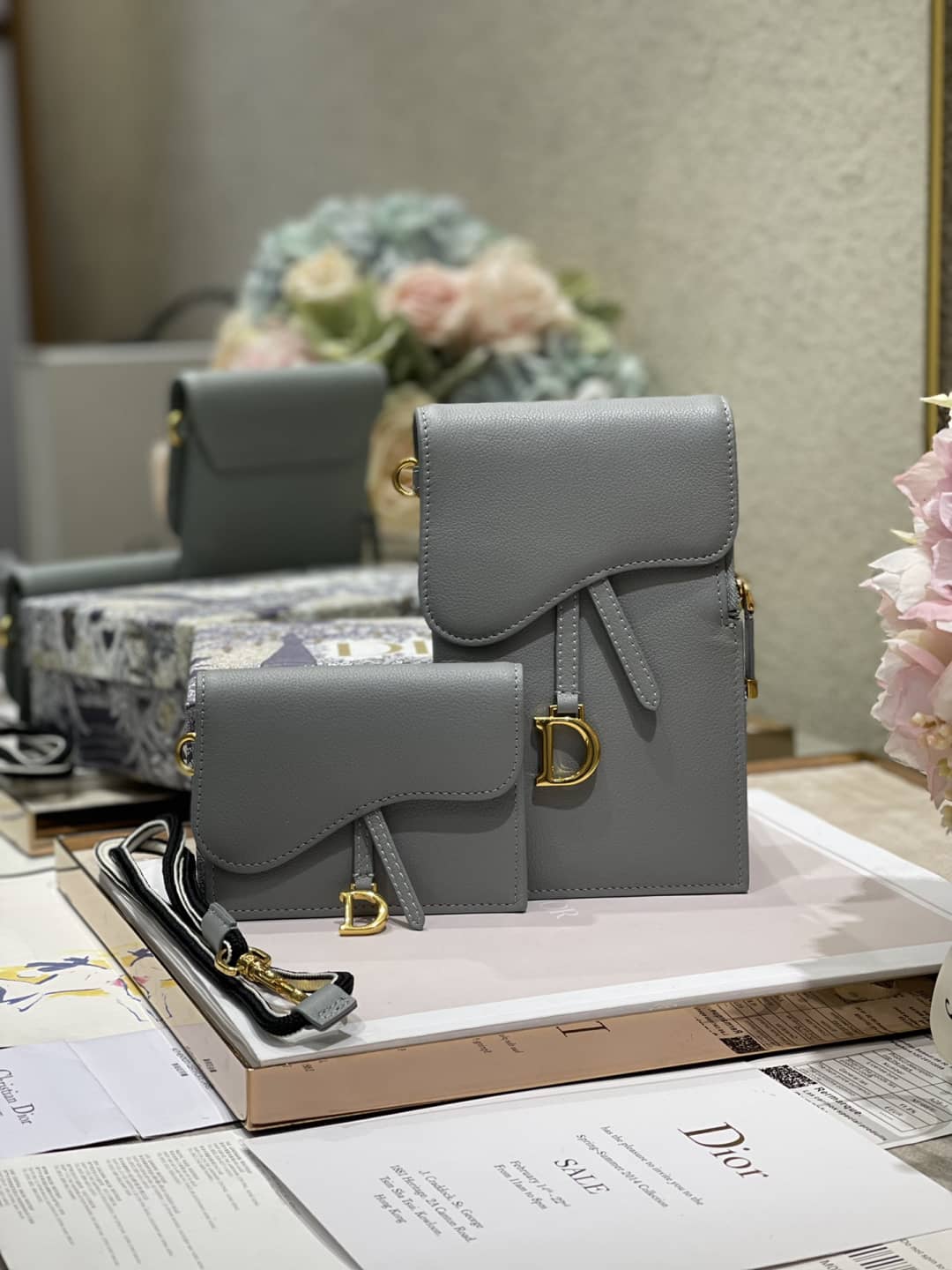 Dior Saddle Bag Dupe Vertical Pouch - DEEPREPS