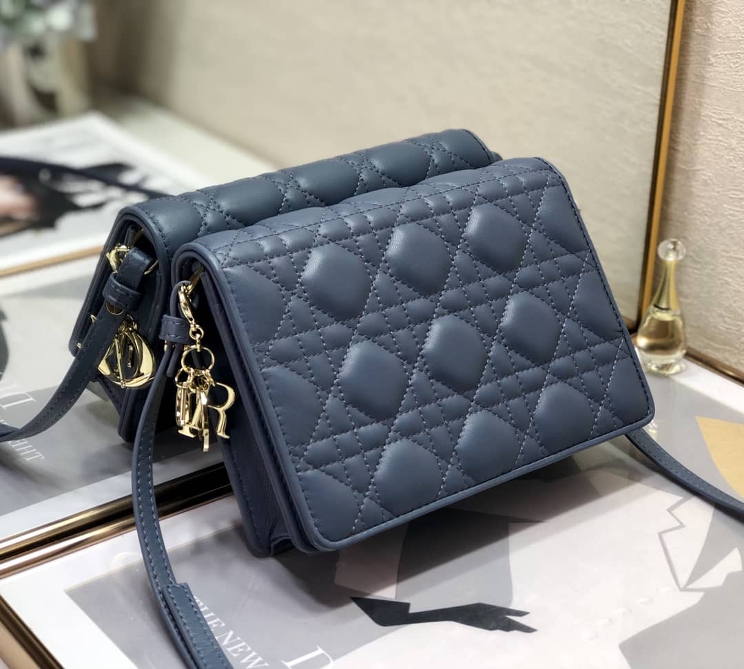 Lady Dior Dupe Cannage Calfskin Pouch - DEEPREPS