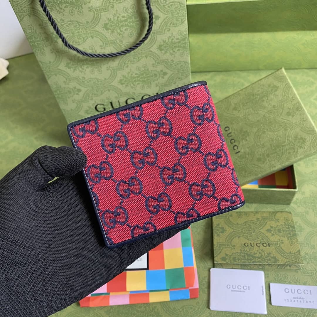 Gucci Multicolor Billfold Wallet Replica 661098 - DEEPREPS