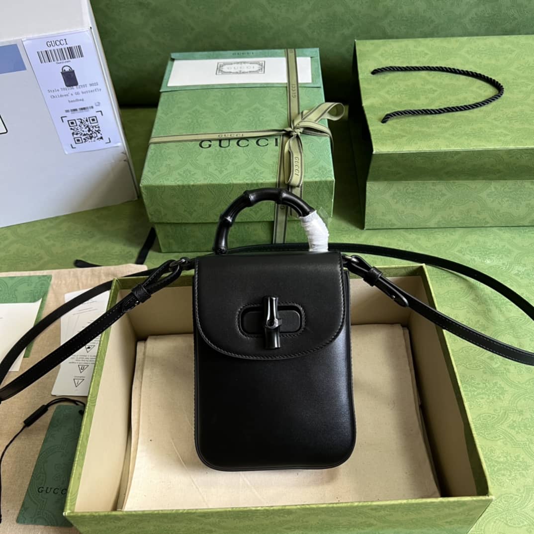 Gucci Bamboo Mini Crossbody Handbag 702106 Replica - DEEPREPS