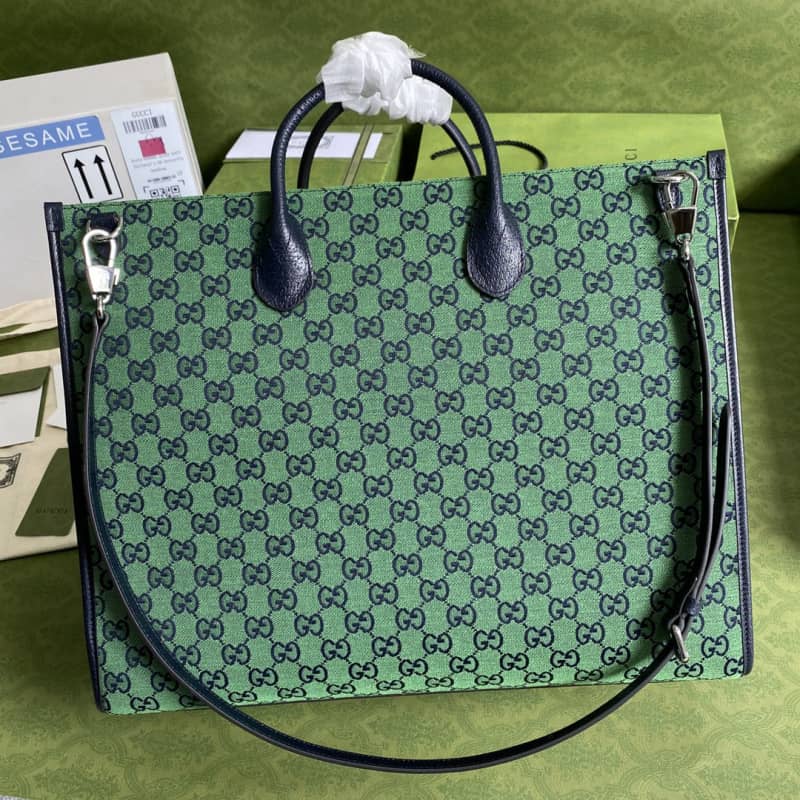 Gucci Les Pommes Large Tote Replica Green 659980 - DEEPREPS