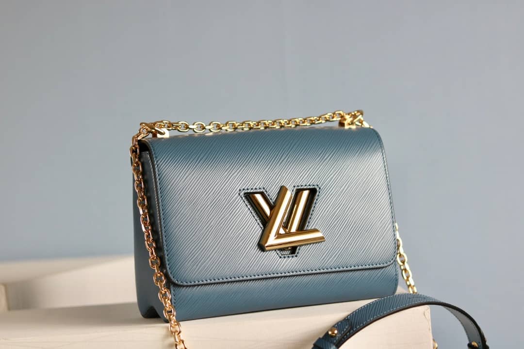 Louis Vuitton Twist Bag Blue Replica M50281 - DEEPREPS