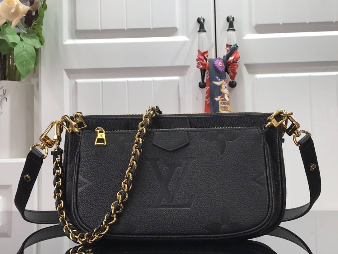 Louis Vuitton Pochette Discovery Compact Replica Wallet Black M57630 - DEEPREPS