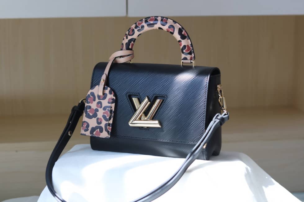 Louis Vuitton Twist Leopard Handle Bag Epi Leather PM M50362 Replica Shoulder Bag - DEEPREPS