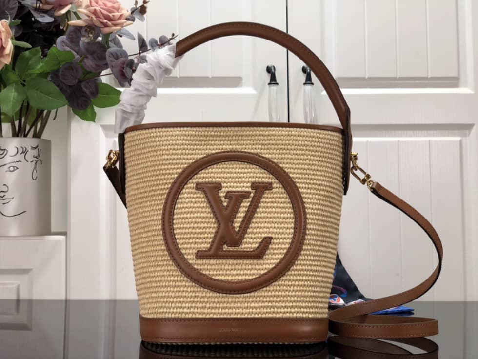 Louis Vuitton Petit Caramel Brown M59962 Replica Bucket Bag - DEEPREPS
